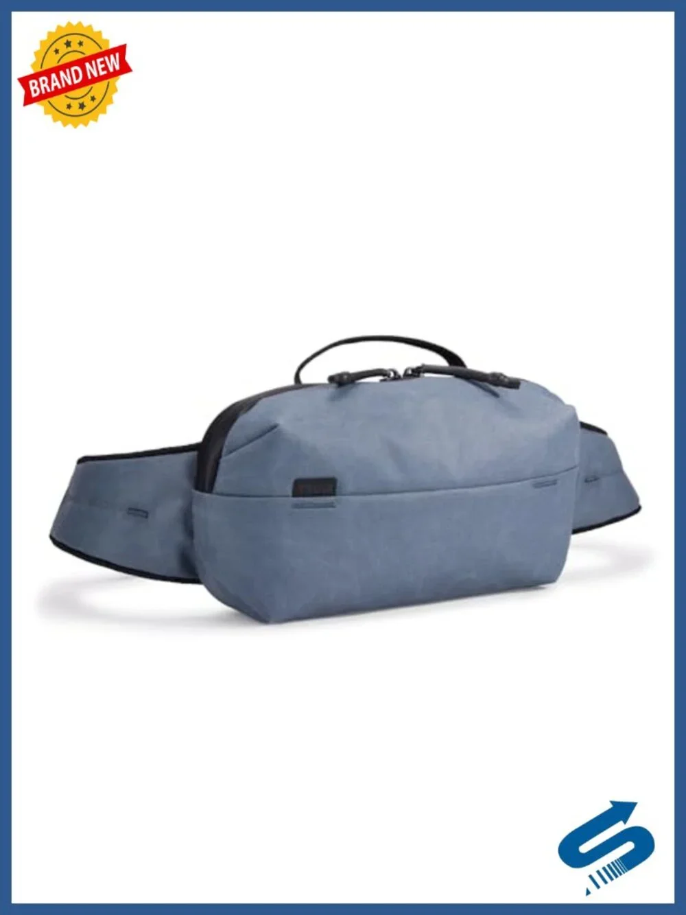 Recycled Polyester Waxed Canvas Sling Bag Crossbody Hip Pack